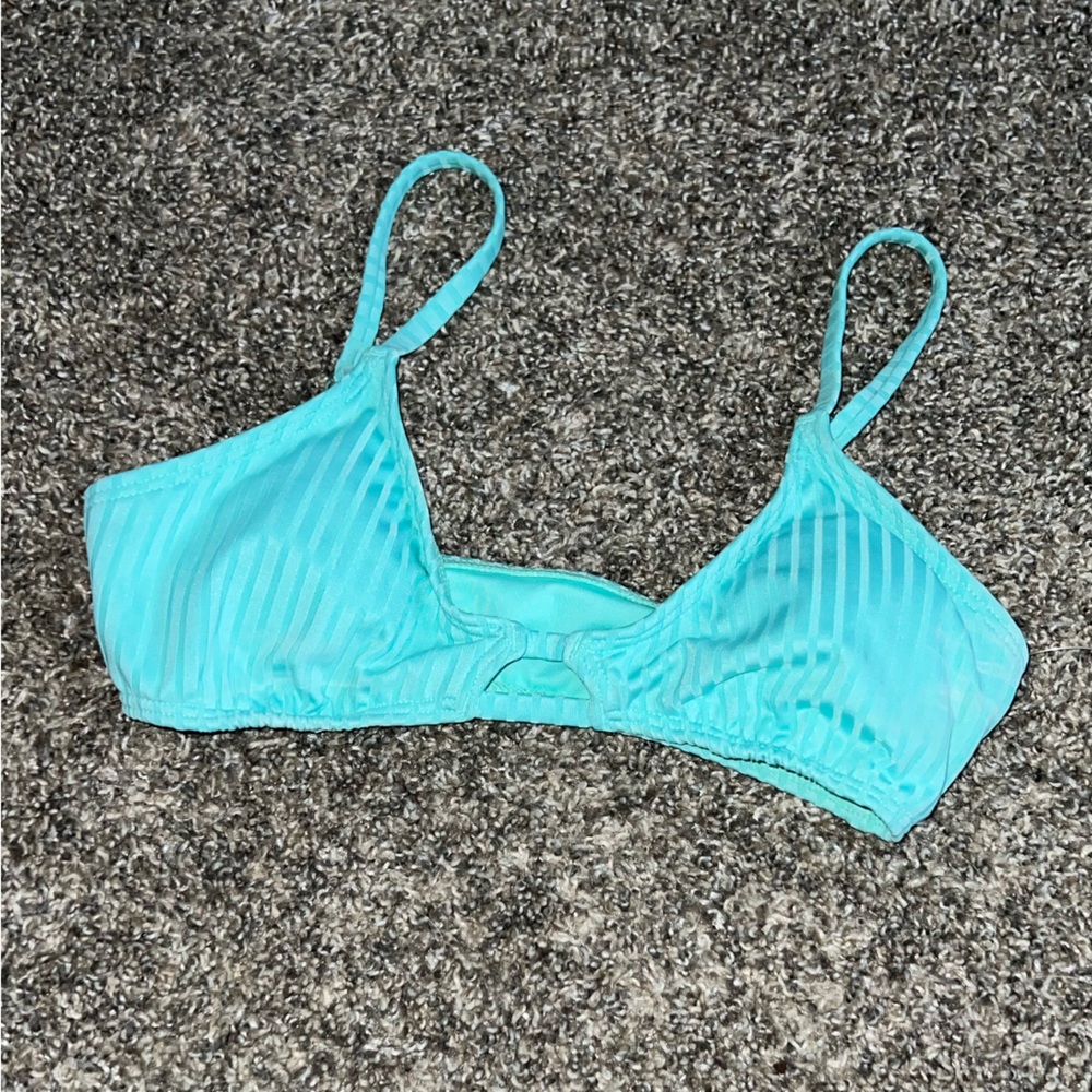 Light blue bikini top